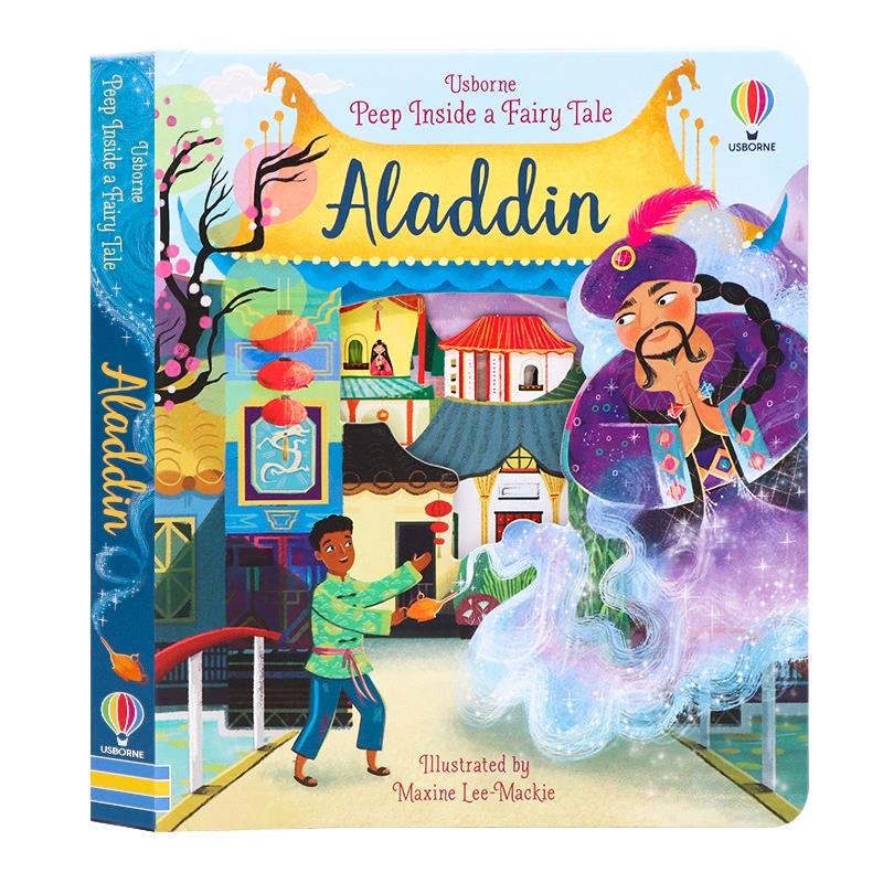 Kids Education Picture - Usborne Peep inside Fairy Tale Aladdin