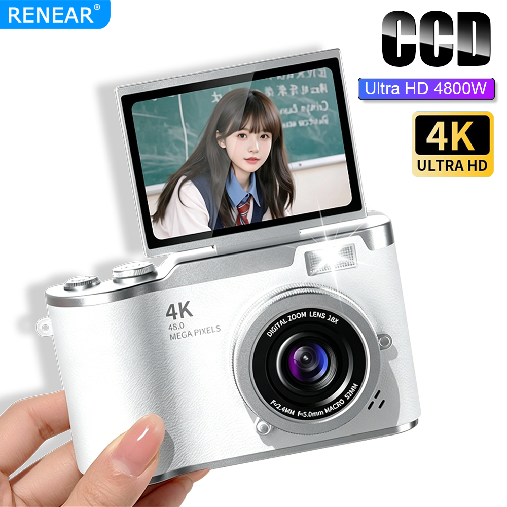 Kids Education News - Videocamera digitale portatile 4K CCD HD