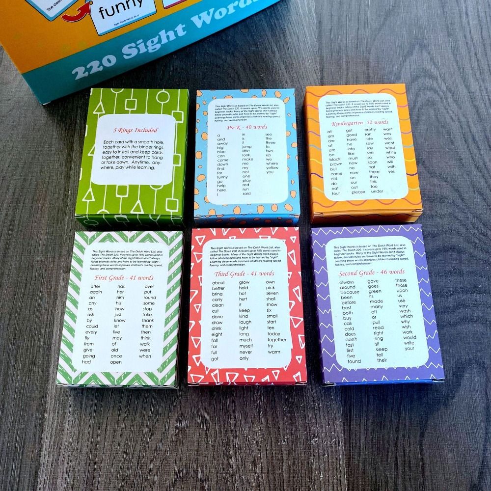 Sight Word Game - Carte flash con parole di vista