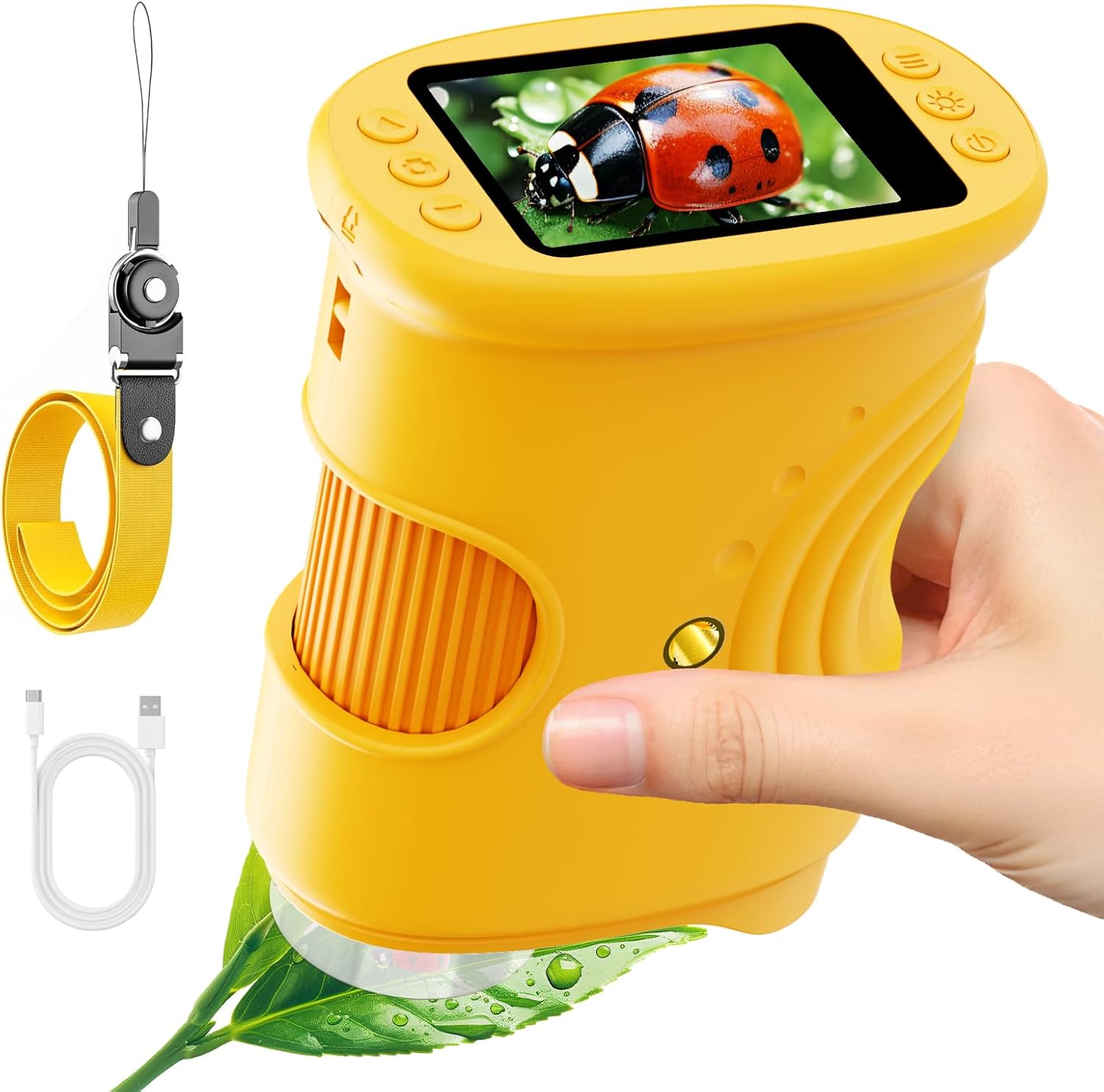 Kids Definition Of Education - Microscopio digitale per bambini 1000X palmare