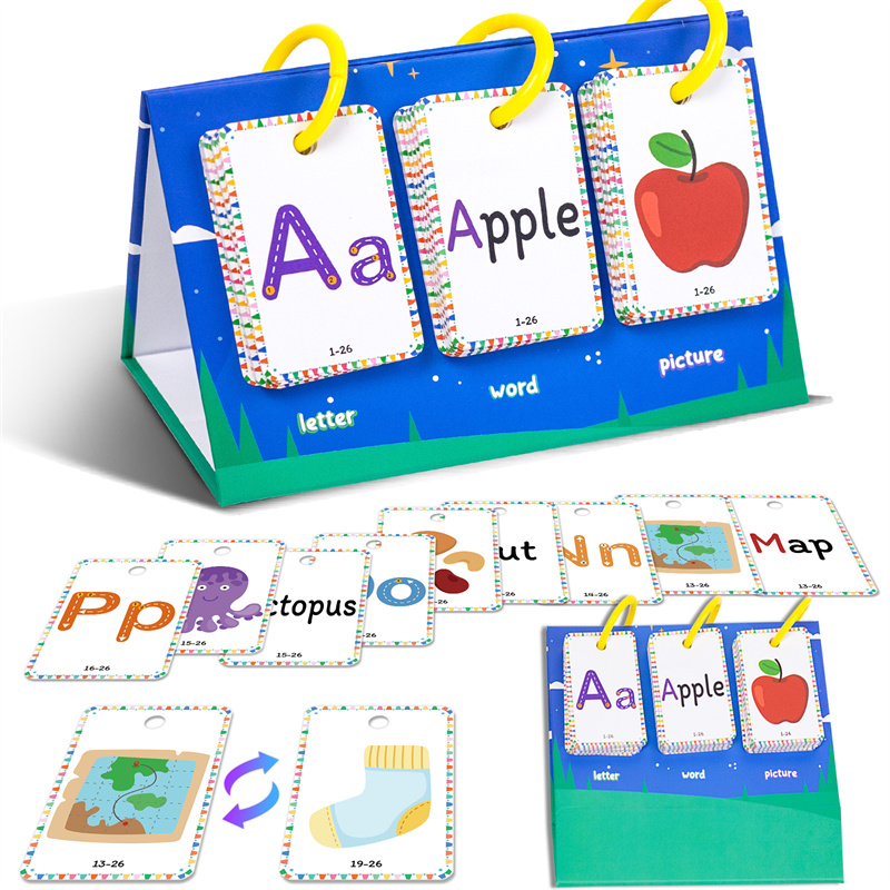 Flash Card Alphabet - Educazione precoce Lettera Card Flash Card