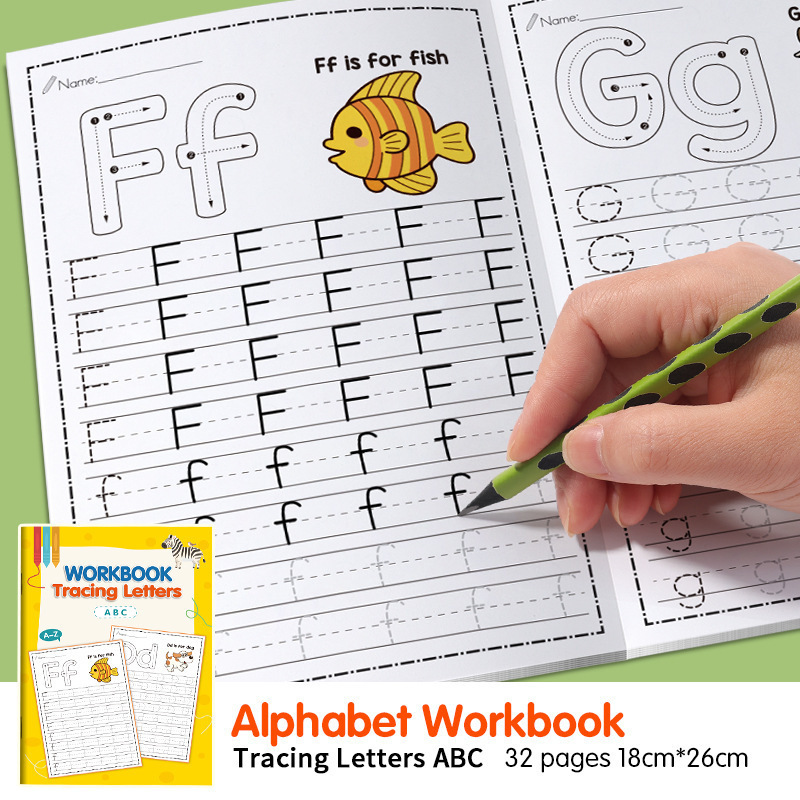 Learning Workbook Preschool - Quaderno di esercizi per l'apprendimento dell'alfabeto