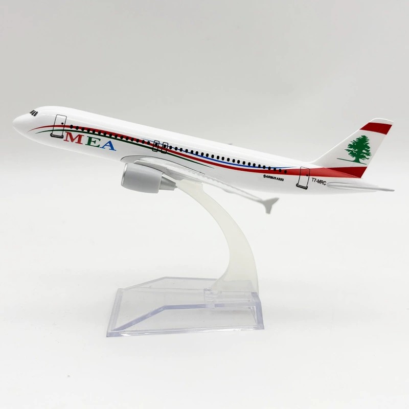 Kids Educational Resources - Aerei giocattolo souvenir 16CM A320 MEA