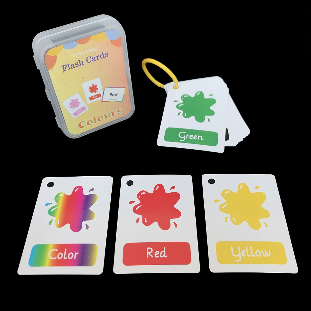 Flash Card Alphabet - Carte Educative Interattive con Anello Alfabeto,