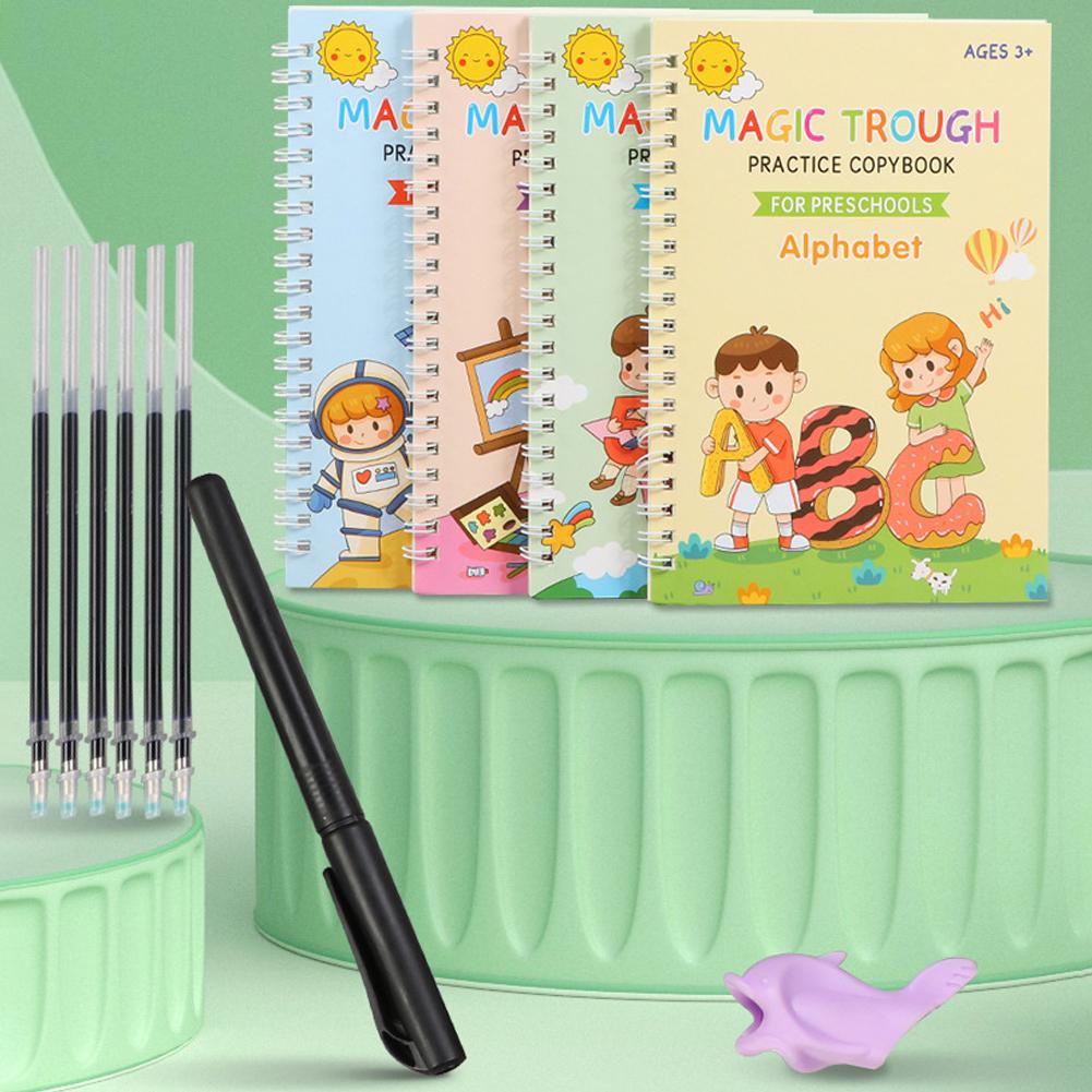 Learning Workbook Preschool - Quaderno Magico per Esercizi di Scrittura