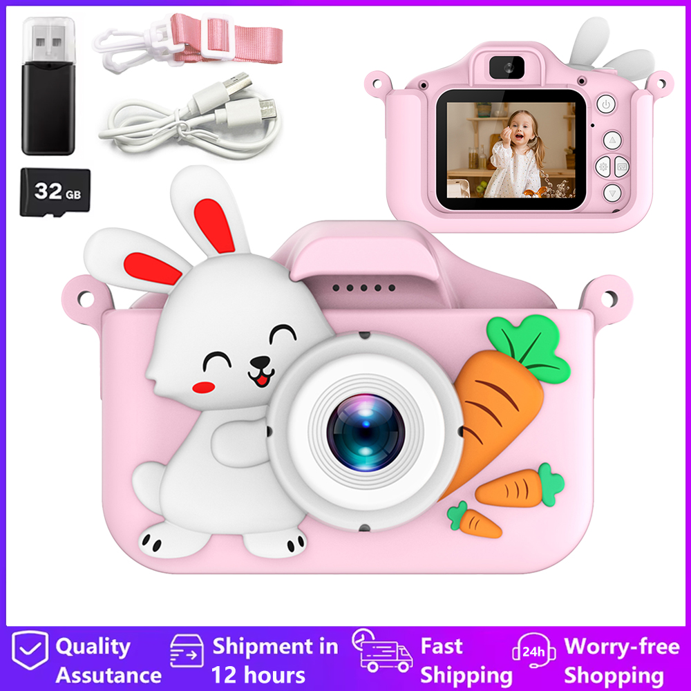 Kids Education News - Macchina fotografica per bambini Doppia fotocamera