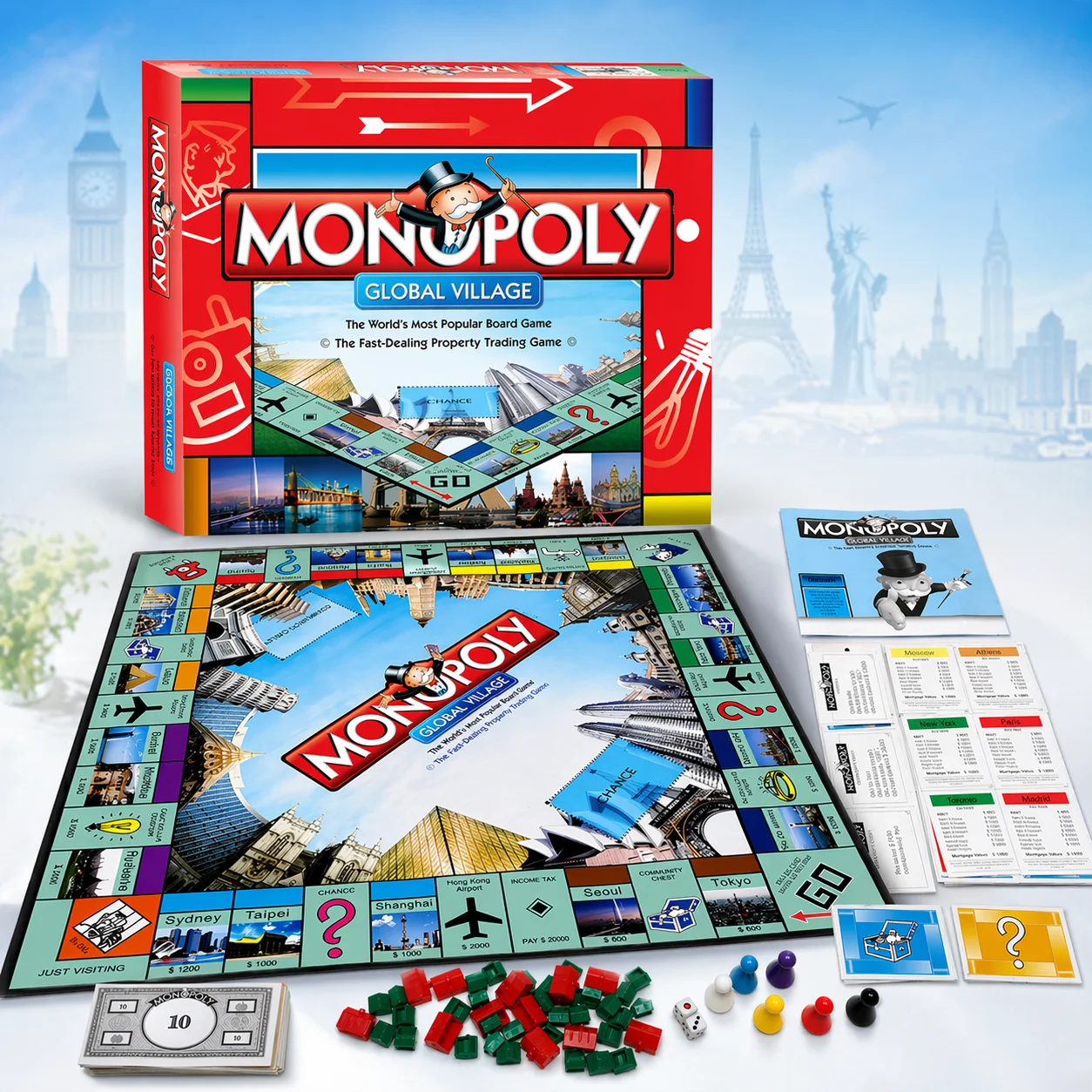 Hasbro Game Monopoly - Gioco da Tavolo Premium MONOPOLY GLOBAL