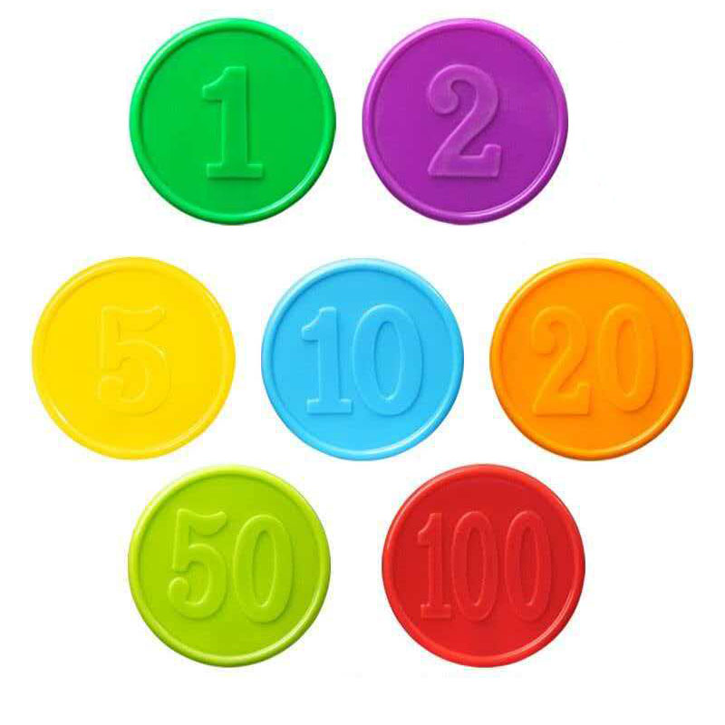 40 fiches da poker con numeri, - Math Manipulative Set recensione e prezzo