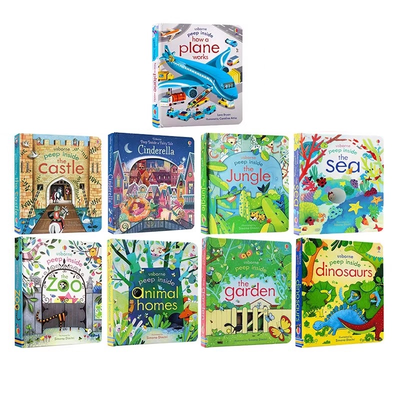 Peep Inside Usborne Libro Libr - Kids Education Picture recensione e prezzo