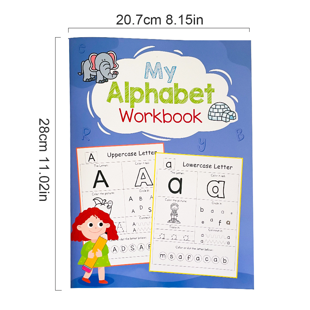 54 pagine lettere AZ alfabeto  - Learning Workbook Preschool recensione e prezzo