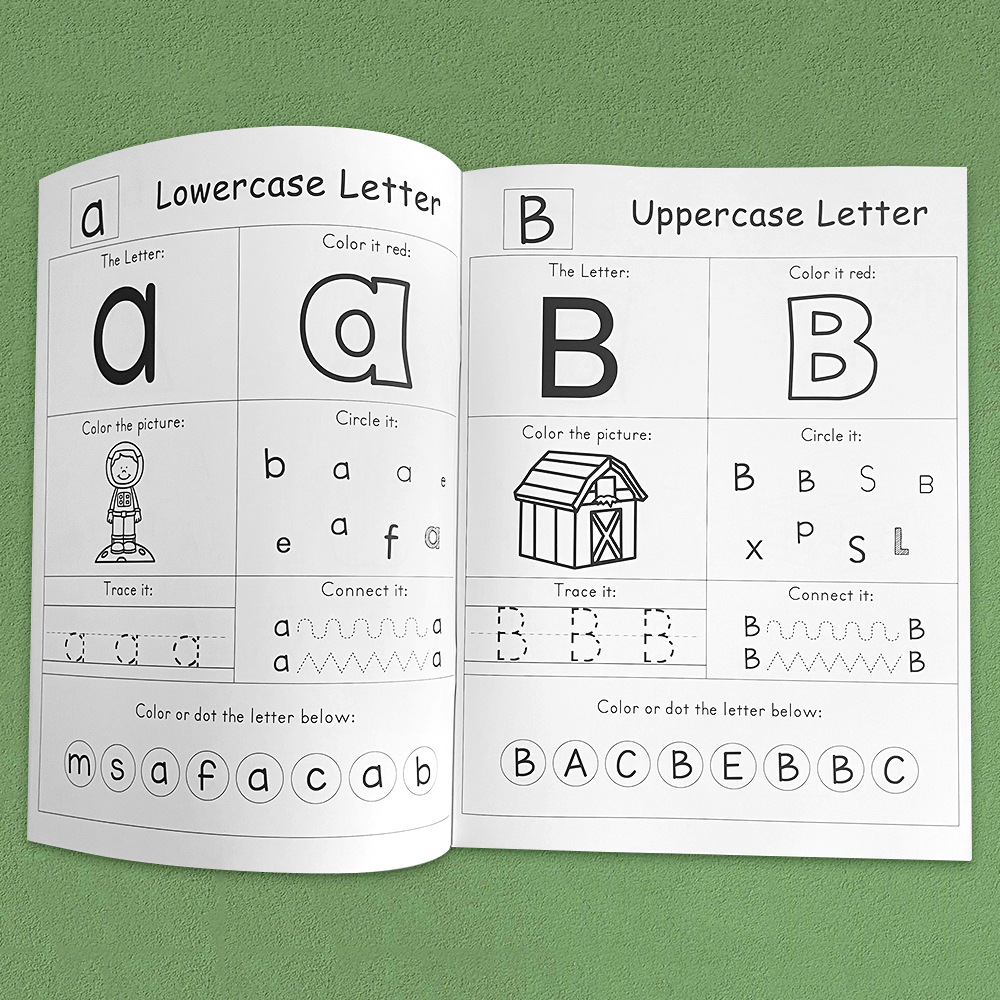 54 pagine lettere AZ alfabeto  - Learning Workbook Preschool recensione e prezzo