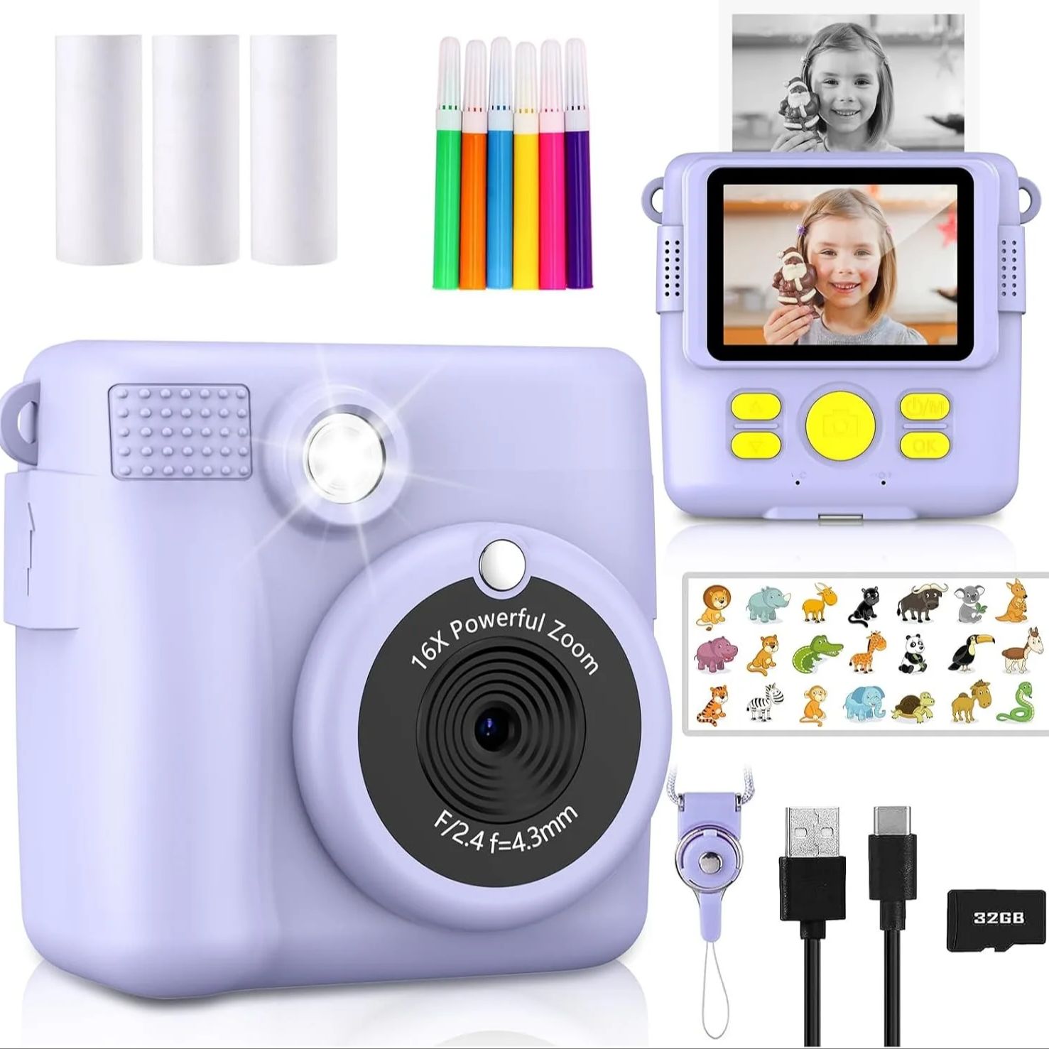 InstantPrint Camera per bambin - Kids Education News recensione e prezzo
