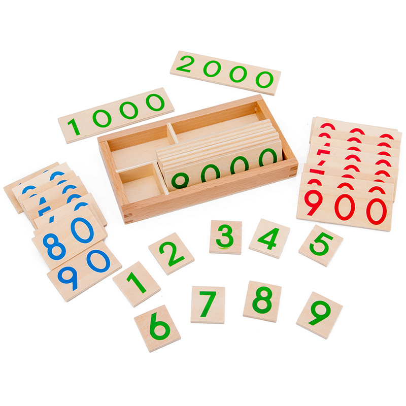 Carta con numeri in legno 1-90 - Math Manipulative Set recensione e prezzo