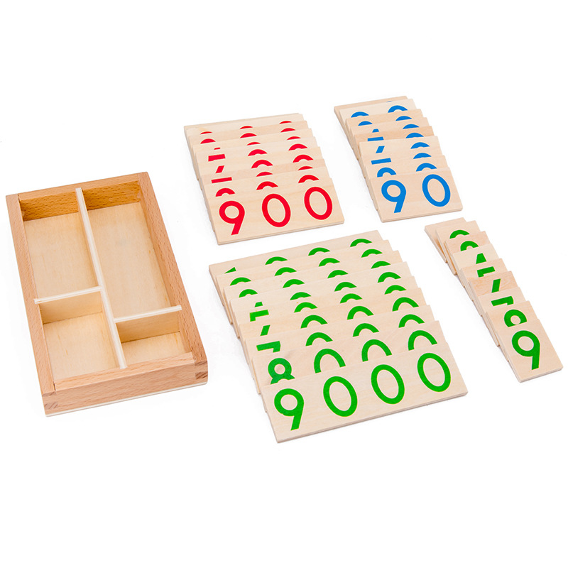 Carta con numeri in legno 1-90 - Math Manipulative Set recensione e prezzo