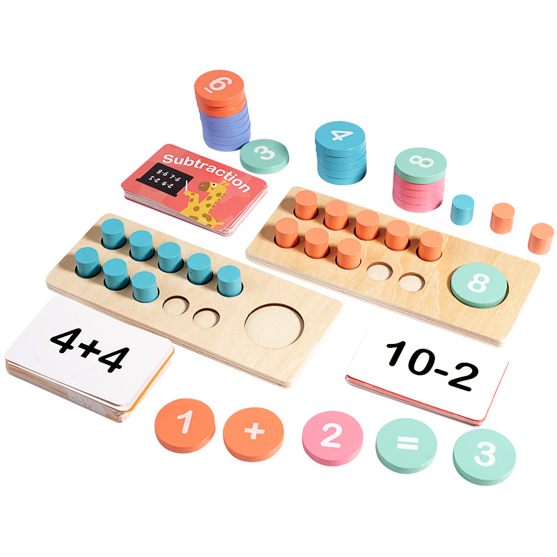 Tabellone numerico in legno pe - Math Manipulative Set recensione e prezzo