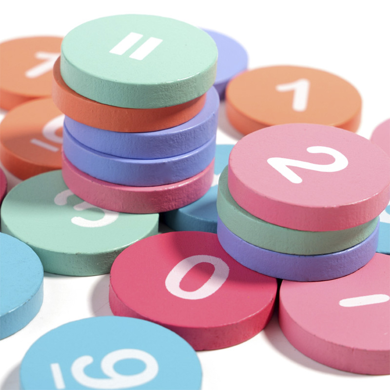 Tabellone numerico in legno pe - Math Manipulative Set recensione e prezzo