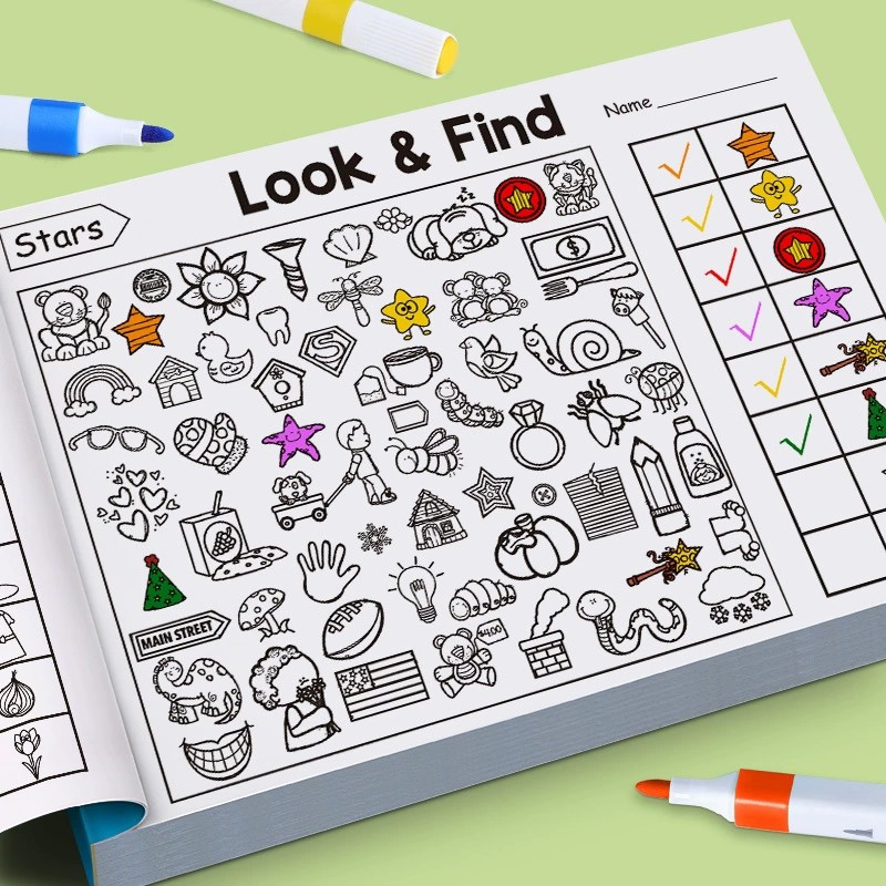 Sguardo e trova libro da color - Kids Early Education recensione e prezzo