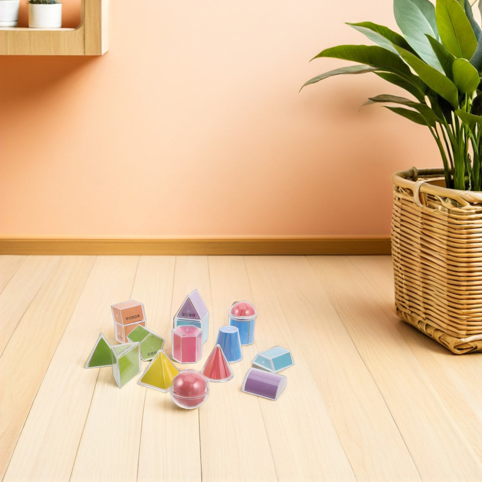 Set di 16 Blocchi Geometrici P - Math Manipulative Set recensione e prezzo