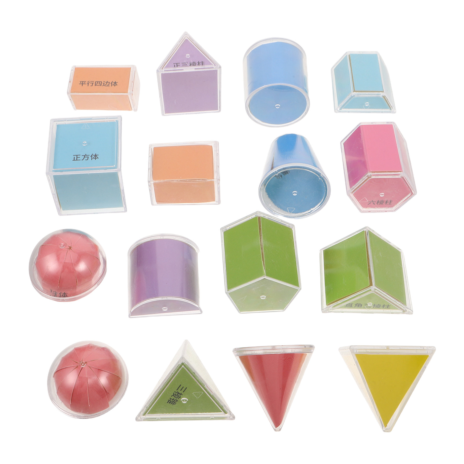 Set di 16 Blocchi Geometrici P - Math Manipulative Set recensione e prezzo