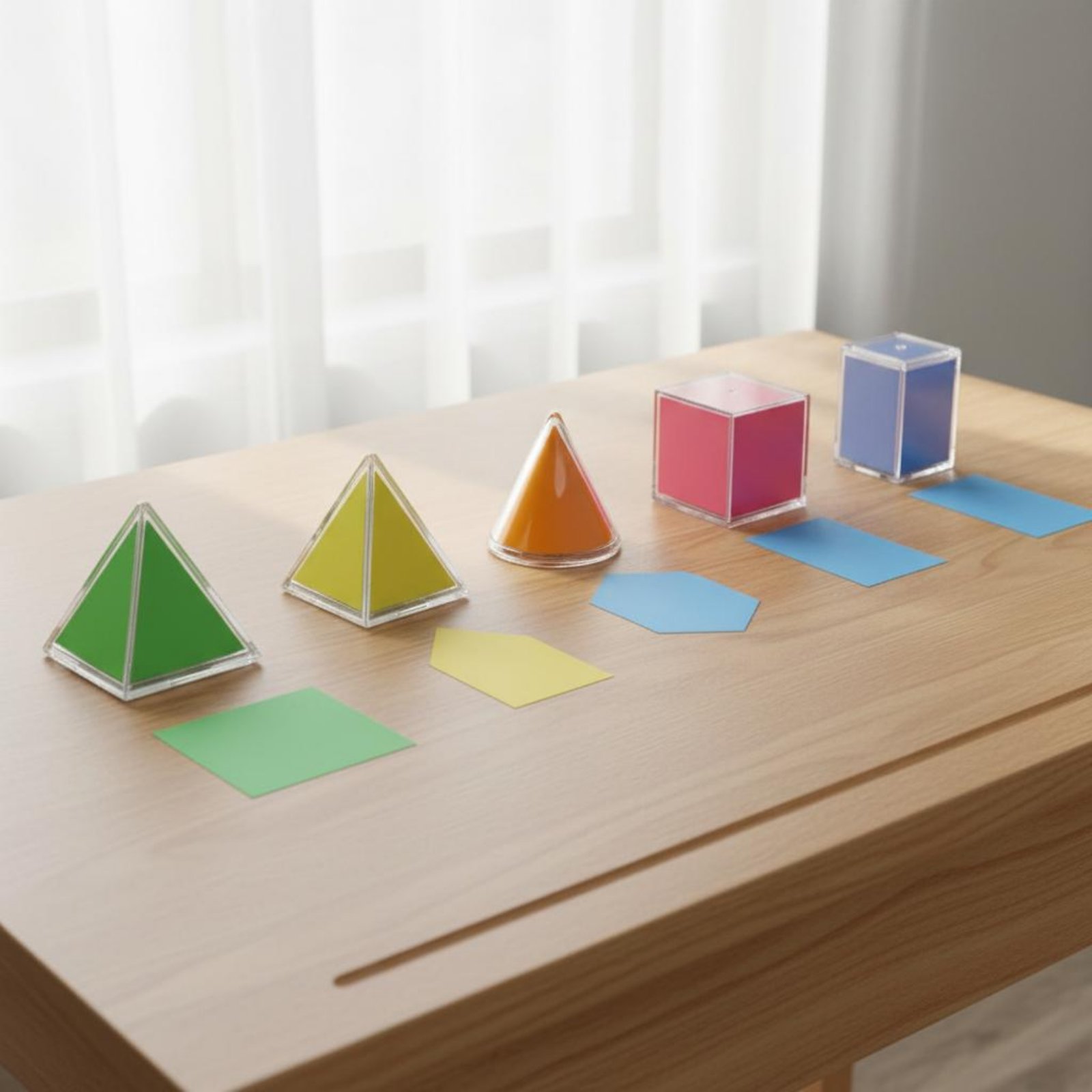 8 Pezzi di Solidi Geometrici T - Math Manipulative Set recensione e prezzo