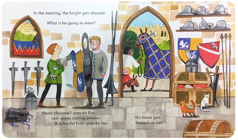 Usborne Peep Inside The Castle - Kids Education Picture recensione e prezzo