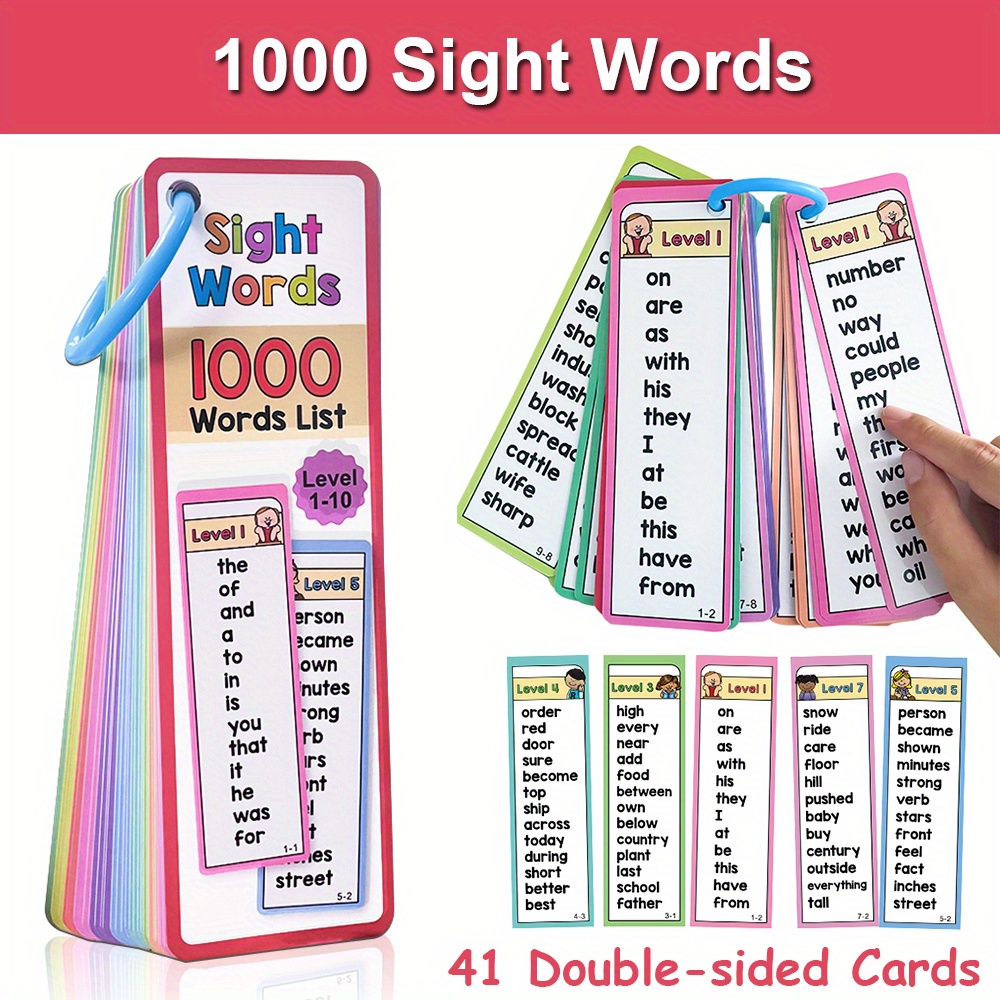 1000 parole visive Schede flas - Sight Word Game recensione e prezzo